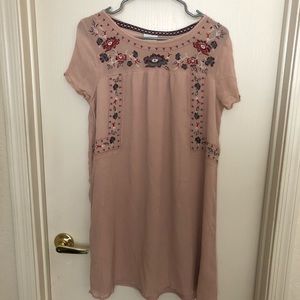 Dusty pink dress